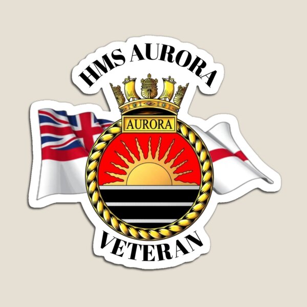 Artikelvorschau, HMS Aurora, ein Veteran der Royal Navy entworfen und verkauft von Bootneckstore.