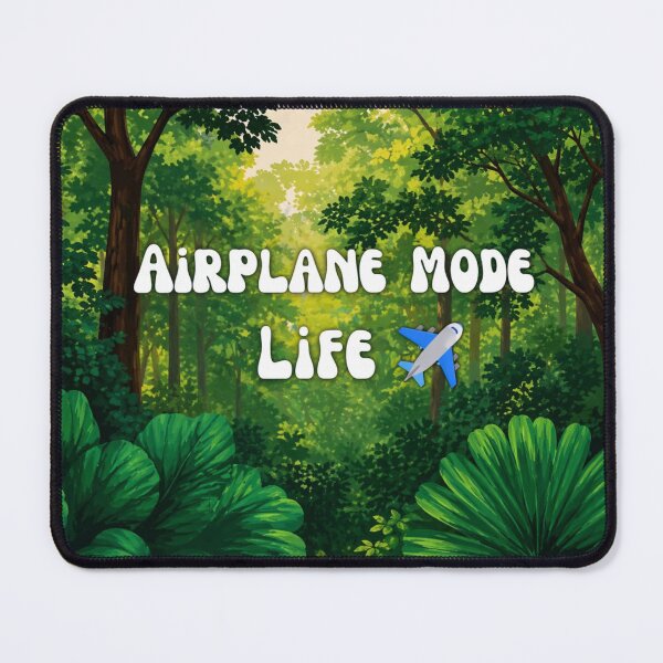 Item preview, Airplane Mode Life ✈️ | Offline Nature Aesthetic Design designed and sold by Lush Aura Designs.