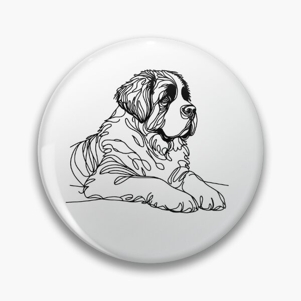Item preview, Giant Schnauzer artistic line drawing designed and sold by BukSmart.