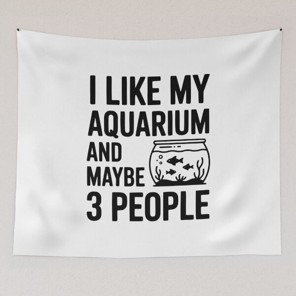 Item preview, I Like My Aquarium and Maybe 3 People designed and sold by Frank Ring.