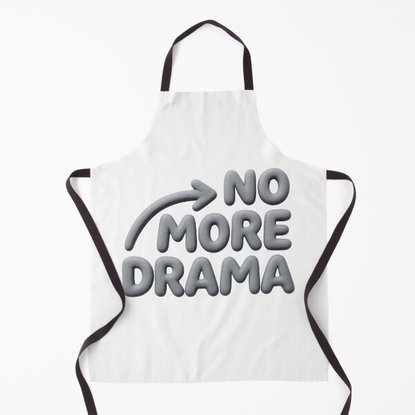 Item preview, No More Drama – Trendy 3D Clay Typography designed and sold by RDproject.