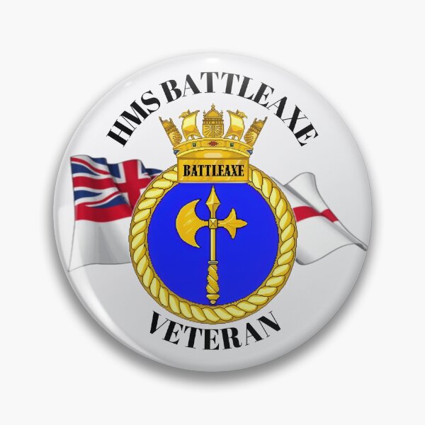 Item preview, HMS Battleaxe Veteran Royal Navy designed and sold by Bootneckstore.