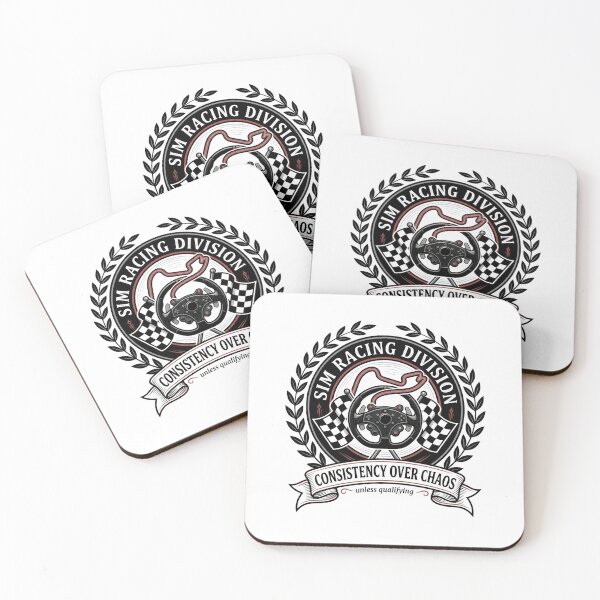 Item preview, Sim Racing Division Consistency Over Chaos Badge designed and sold by Fenay Designs.