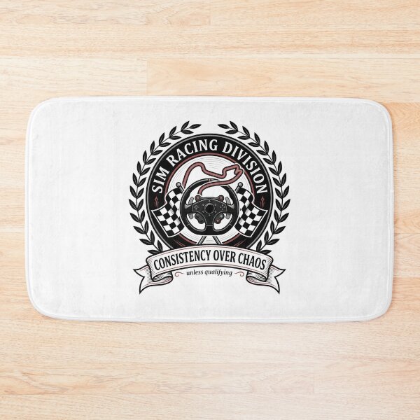 Item preview, Sim Racing Division Consistency Over Chaos Badge designed and sold by Fenay Designs.