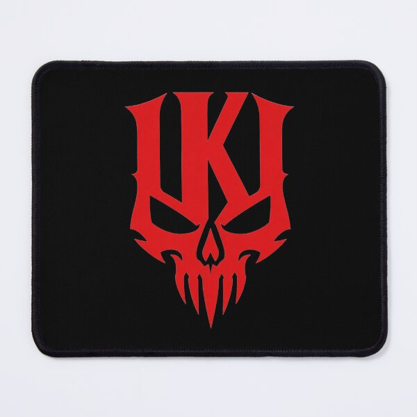 Item preview, Red UK Skull Heavy Metal Gothic Streetwear designed and sold by Threadnovax.