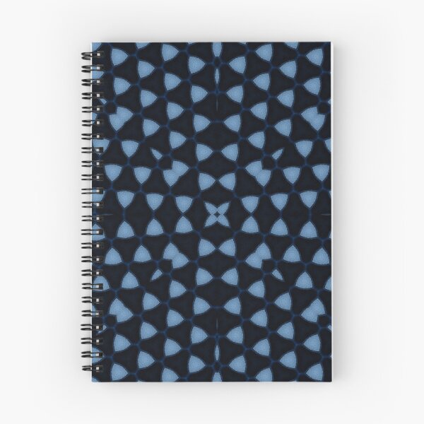 Item preview, Dark Blue Geometric Triangle Kaleidoscope Seamless Pattern designed and sold by IntelliMindDesigns.
