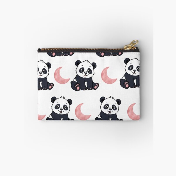 Item preview, Cute Panda Moon Pattern – Kawaii Pink Celestial Animal Gift Design designed and sold by lunadesignsmoon.