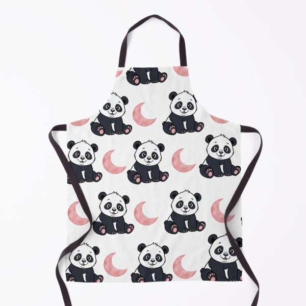 Item preview, Cute Panda Moon Pattern – Kawaii Pink Celestial Animal Gift Design designed and sold by lunadesignsmoon.