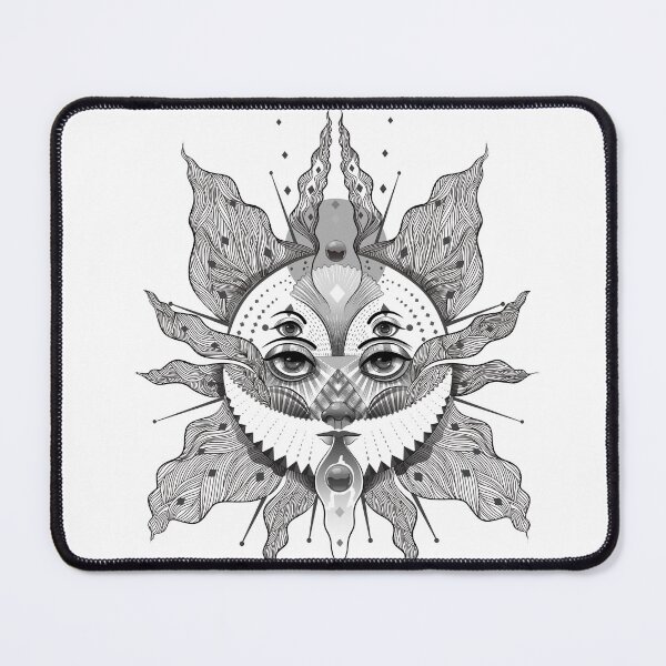 Item preview, Sun of god spiritual black and white line work  designed and sold by Franco Moody.