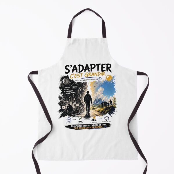 Item preview, l'adaptation c'est devenir qui est tu es vraiment, t-shirt motivation designed and sold by NinaCreator.