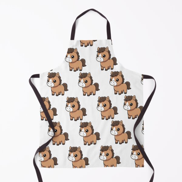 Item preview, Cute Mini Horse Pattern – Kawaii Animal Seamless Design for Horse Lovers designed and sold by lunadesignsmoon.