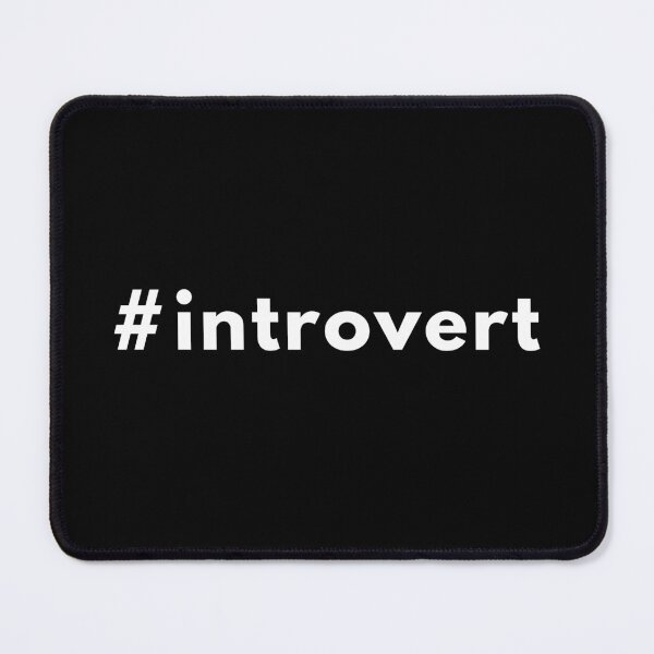 Item preview, Funny #Introvert Quote Design | Sarcastic Minimalist Humour | Witty Hashtag Style designed and sold by Brightful Creations .