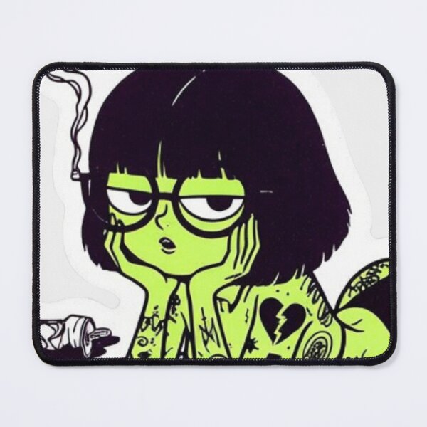 Item preview, “Green Smoke Gospel & the Keyboard of Questionable Life Choices” designed and sold by Print Fiction.