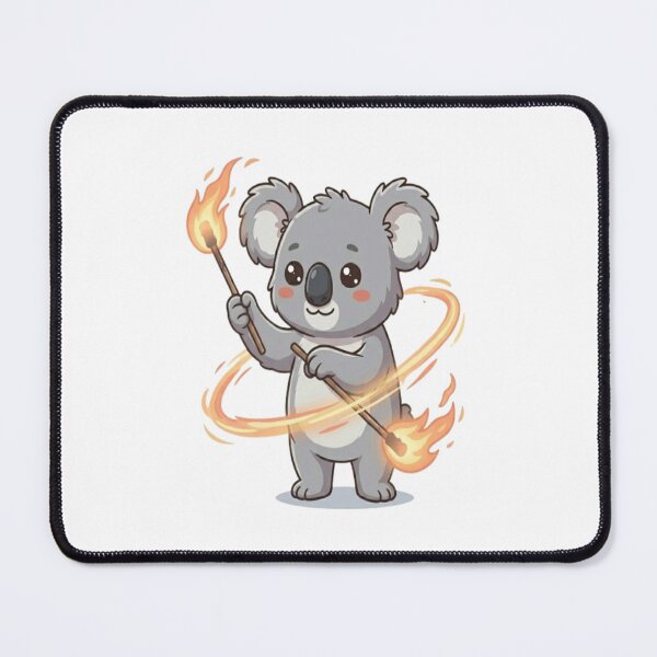Item preview, Cute Koala Fire Dancer Performer designed and sold by Ella_Sketch.