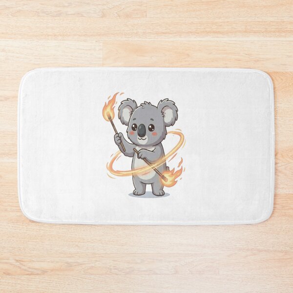 Item preview, Cute Koala Fire Dancer Performer designed and sold by Ella_Sketch.