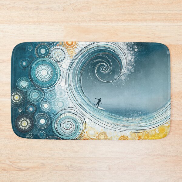 Item preview, Dot Art - Surfer riding a giant wave designed and sold by Made-by-Gus.