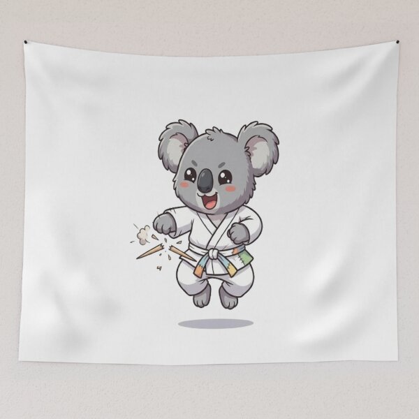 Item preview, Cute Koala Karate Martial Arts designed and sold by Ella_Sketch.