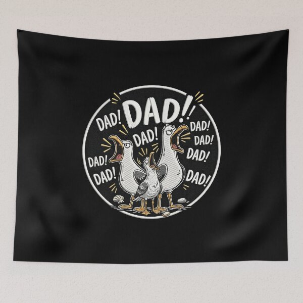 Item preview, Funny Dad Seagull Father Seagulls Yelling Dad ,happy Father's day designed and sold by gear-posters.
