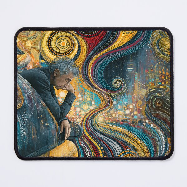 Item preview, Dot Art - Taxi driver leaning on a yellow cab designed and sold by Made-by-Gus.