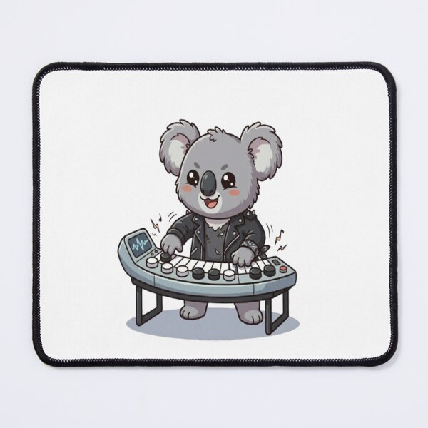Item preview, Cute Koala Rock Star Keyboardist designed and sold by Ella_Sketch.
