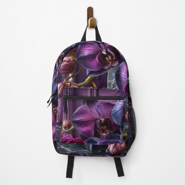 Item preview, Midnight Orchid Noir – Dark Plum Gothic Floral Elegance designed and sold by VelvetThornsArt.