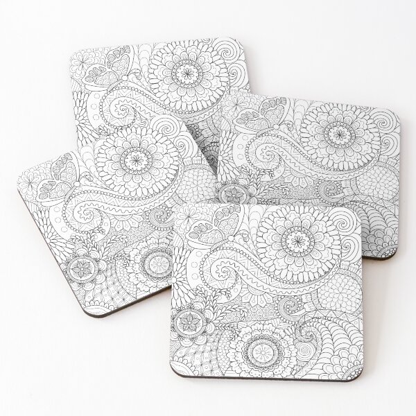 Item preview, Flowers Pattern Throw Blanket designed and sold by topartiste.