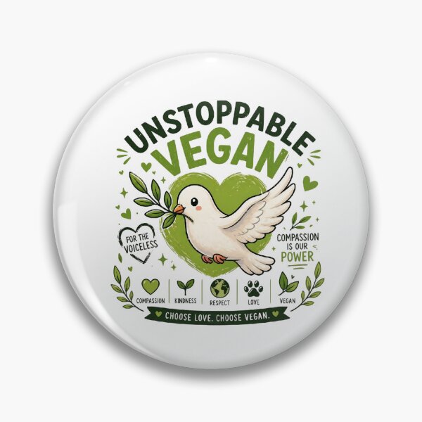 Item preview, Unstoppable Vegan Forever designed and sold by RGUVegan.