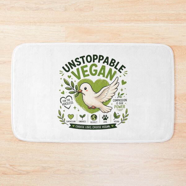 Item preview, Unstoppable Vegan Forever designed and sold by RGUVegan.
