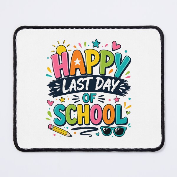 Item preview, Happy Last Day of School 2026 Shirt – Colorful Teacher Student Graduation Summer Tee designed and sold by afr-saad.