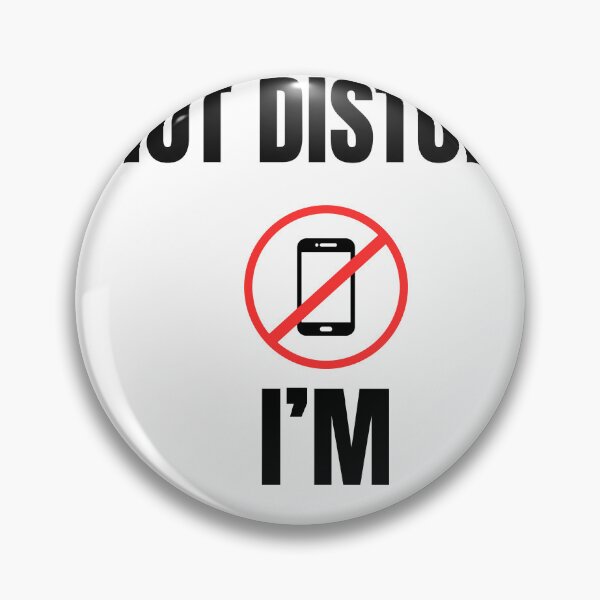 Item preview, Please Do Not Disturb I’m Offline Minimalist Funny Quote Clean Design designed and sold by Uvclick.