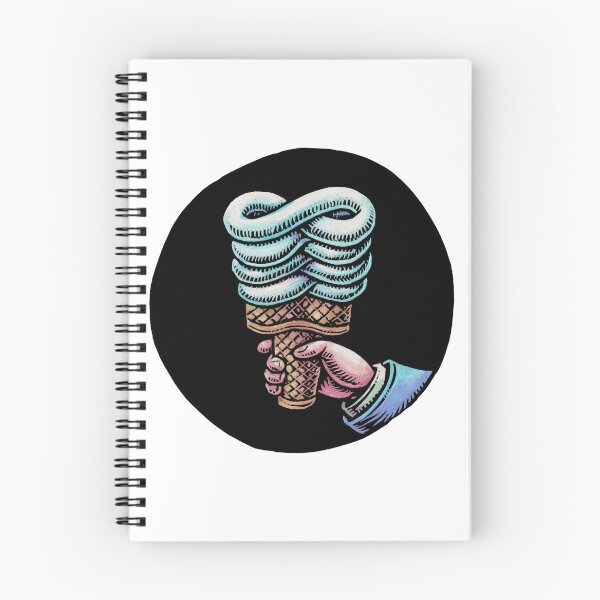 Item preview, soft serve ice cream cone in the shape of infinity symbol designed and sold by LisaHaney.