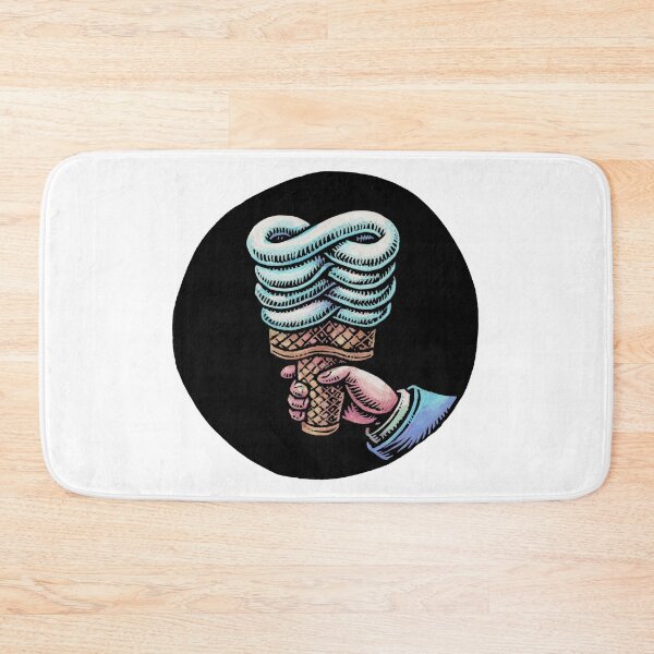 Item preview, soft serve ice cream cone in the shape of infinity symbol designed and sold by LisaHaney.