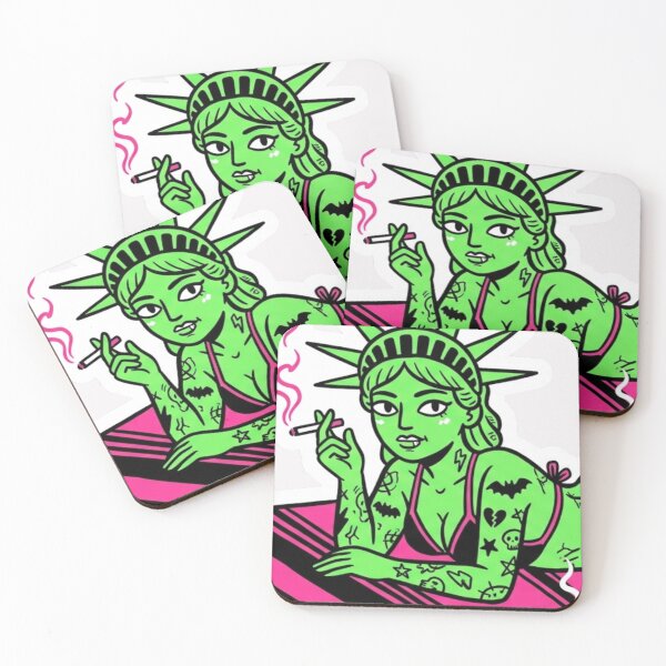 Item preview, “Green Smoke Gospel & the Keyboard of Questionable Life Choices”   designed and sold by Print Fiction.