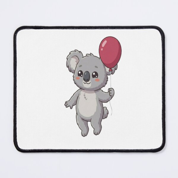 Item preview, Cute Koala Holding Red Balloon designed and sold by Ella_Sketch.