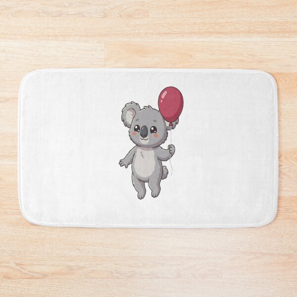 Item preview, Cute Koala Holding Red Balloon designed and sold by Ella_Sketch.