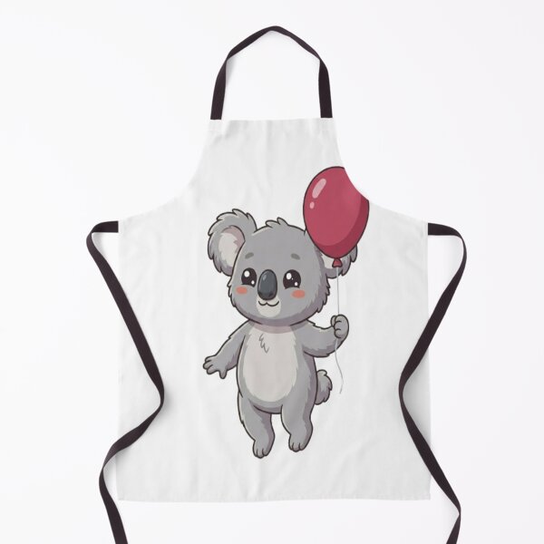 Item preview, Cute Koala Holding Red Balloon designed and sold by Ella_Sketch.