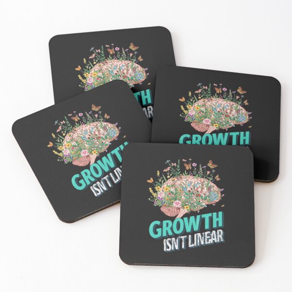 Item preview, Growth Isn't Linear Brain designed and sold by Zakrytos ★★★★★.