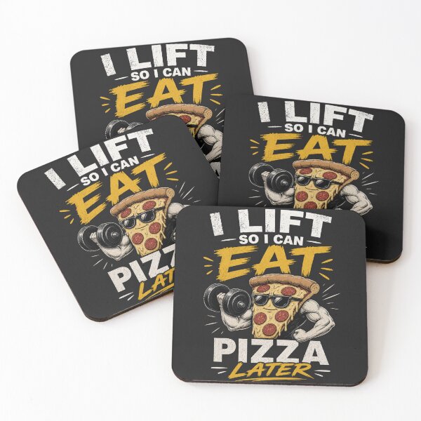 Item preview, I Lift So I Can Eat Pizza Funny Gym Workout Design designed and sold by Drip5.