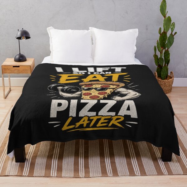 Item preview, I Lift So I Can Eat Pizza Funny Gym Workout Design designed and sold by Drip5.