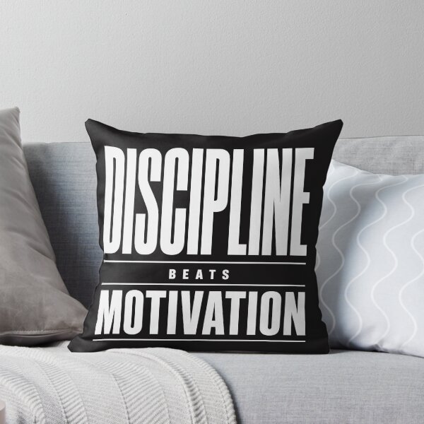 Item preview, Discipline Beats Motivation – Bold Typography Print Gym Hustle Quote designed and sold by Oraibi.