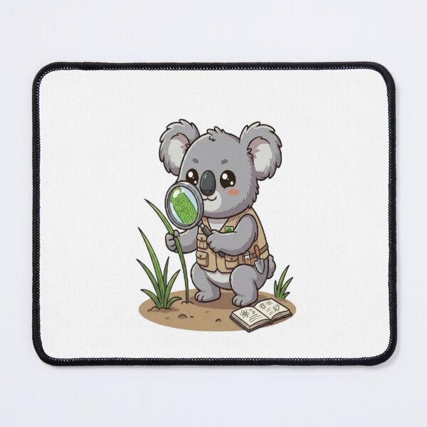 Item preview, Cute Koala Scientist Examining Leaf designed and sold by Ella_Sketch.