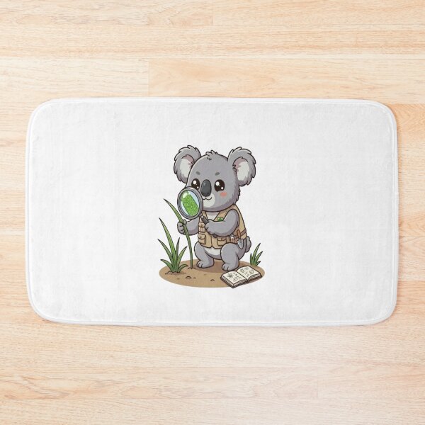 Item preview, Cute Koala Scientist Examining Leaf designed and sold by Ella_Sketch.
