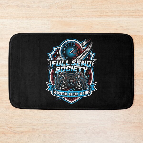 Item preview, Full Send Society No Traction No Fear No Notes Sim Racing designed and sold by Fenay Designs.