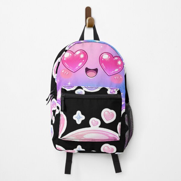 Item preview, Cute Love Jelly Sticker | Heart Eyes Kawaii Slime Character | Needoh Pastel Aesthetic Glossy Blob designed and sold by Bhaskar Digital Art.