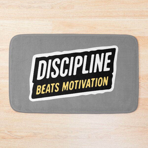 Item preview, Discipline Beats Motivation l: Motivational Words designed and sold by SharpnShine by Mellow.