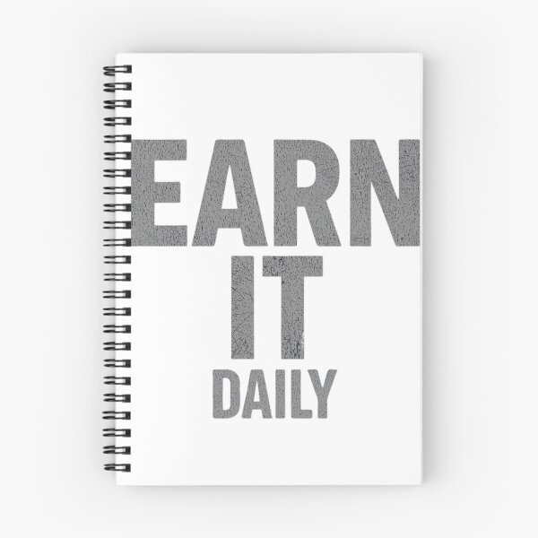Item preview, Earn It Daily | Fitness Motivation Gym Lifestyle Design designed and sold by guchieworldcollection.