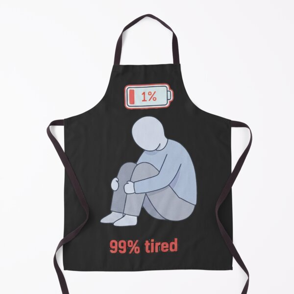 Item preview, 99% Tired 1% Human designed and sold by ChaosNest.