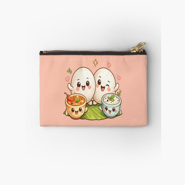 Item preview, Cute Idli Chutney Sambar Friends – Kawaii South Indian Food Cartoon designed and sold by Globalcitytees.