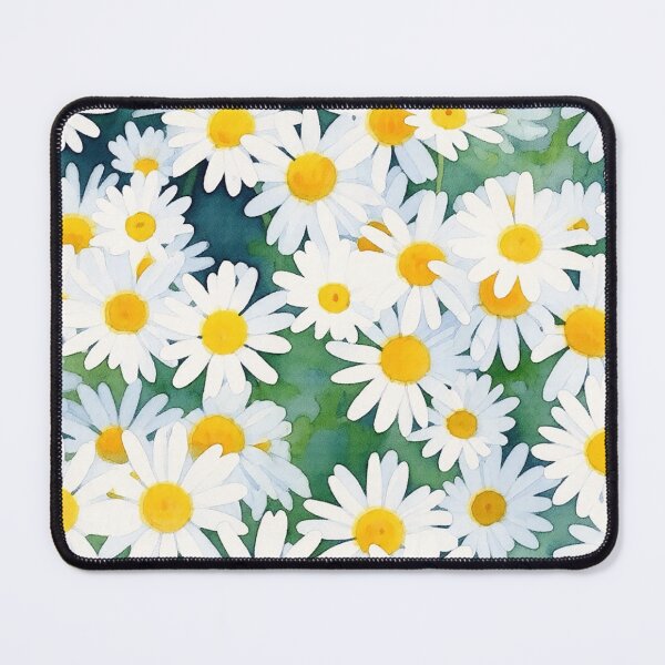 Item preview, feild of daises watercolor designed and sold by Mia's Menagerie.