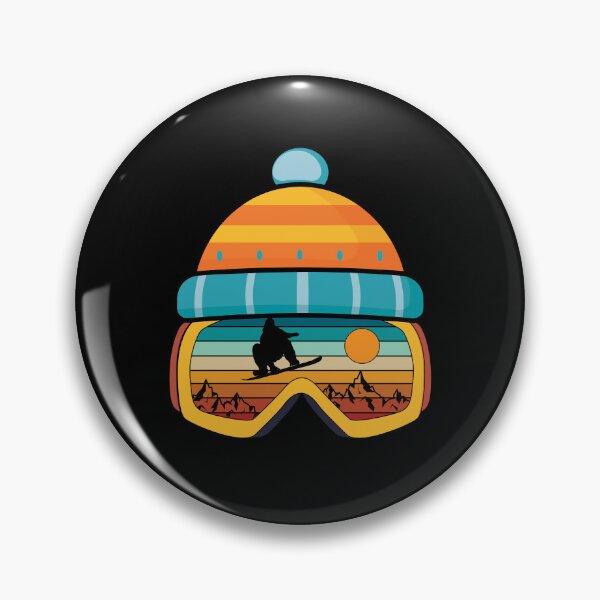 Item preview, Retro Vintage Ski Goggles Winter Sports Skier designed and sold by Lenny Stahl.